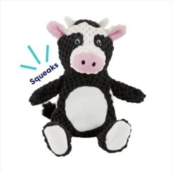 Frisco Cow Textured Plush Squeaky Dog Toy -Frisco 147059 PT2. AC SS1800 V1691776574