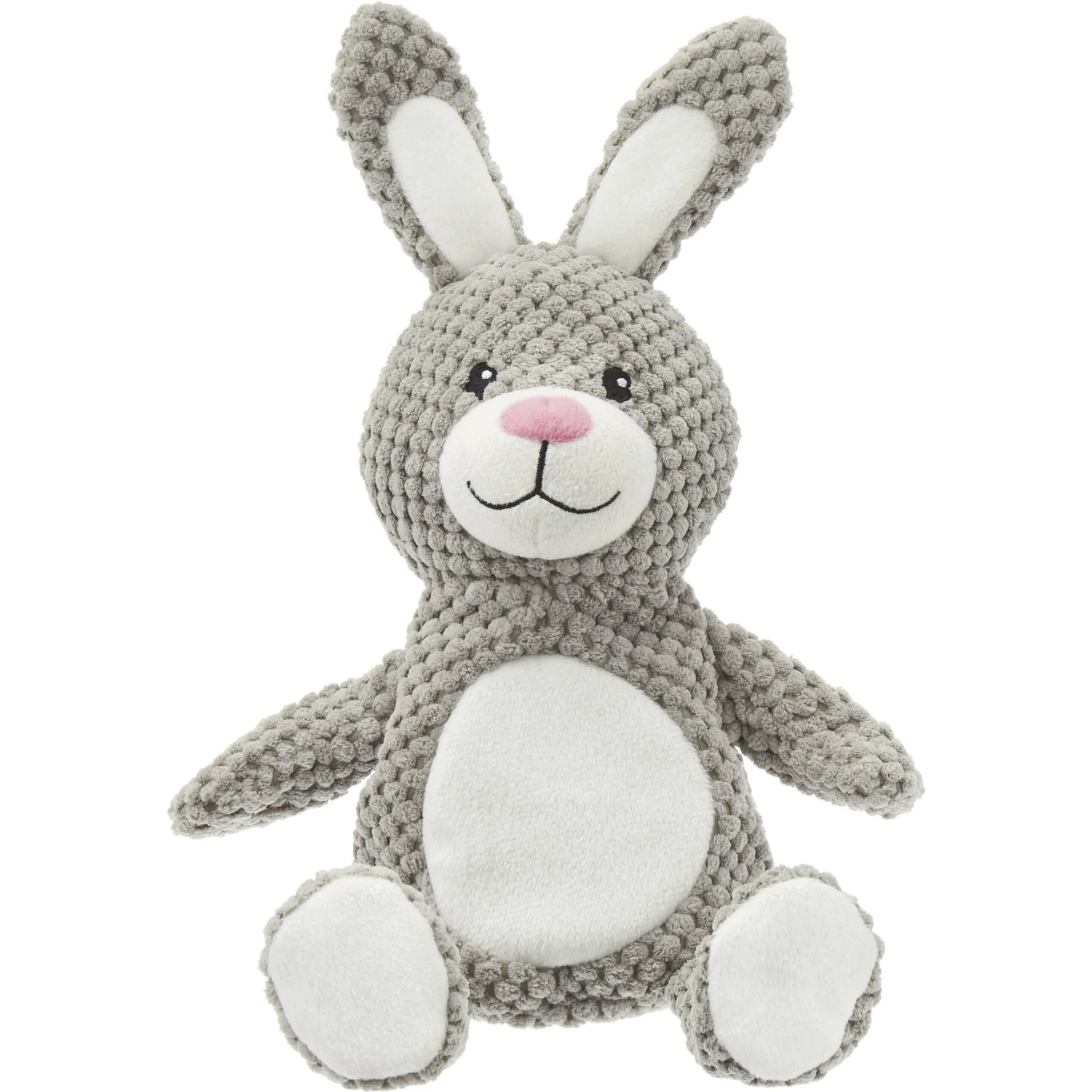 Frisco Bunny Textured Plush Squeaky Dog Toy 1 Frisco Bunny Textured Plush Squeaky Dog Toy