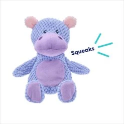Frisco Hippo Textured Plush Squeaky Dog Toy 8 Frisco Hippo Textured Plush Squeaky Dog Toy -Frisco 174697 PT2. AC SS1800 V1695659158