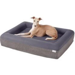 Frisco Orthopedic Rectangular Bolster Cat & Dog Bed W/Removable Cover 6 Frisco Orthopedic Rectangular Bolster Cat & Dog Bed W/Removable Cover -Frisco 210226 PT2. AC SS1800 V1590067655