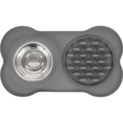 Frisco Silicone Slow Feeder Mat With Stainless Steel Bowl -Frisco 215983 PT3. AC SS1800 V1591020073