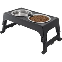 Frisco Stainless Steel Bowls With Adjustable Elevated Holder 7 Frisco Stainless Steel Bowls With Adjustable Elevated Holder -Frisco 216015 PT2. AC SS1800 V1591020383