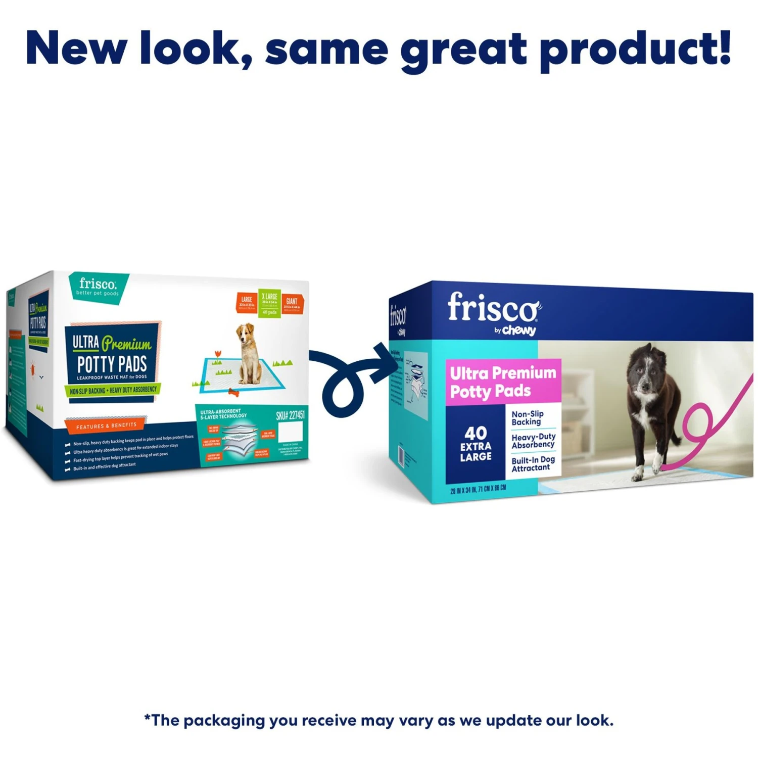 Frisco Extra Large Non-Skid Ultra Premium Dog Training & Potty Pads 2 Frisco Extra Large Non-Skid Ultra Premium Dog Training & Potty Pads - Image 2