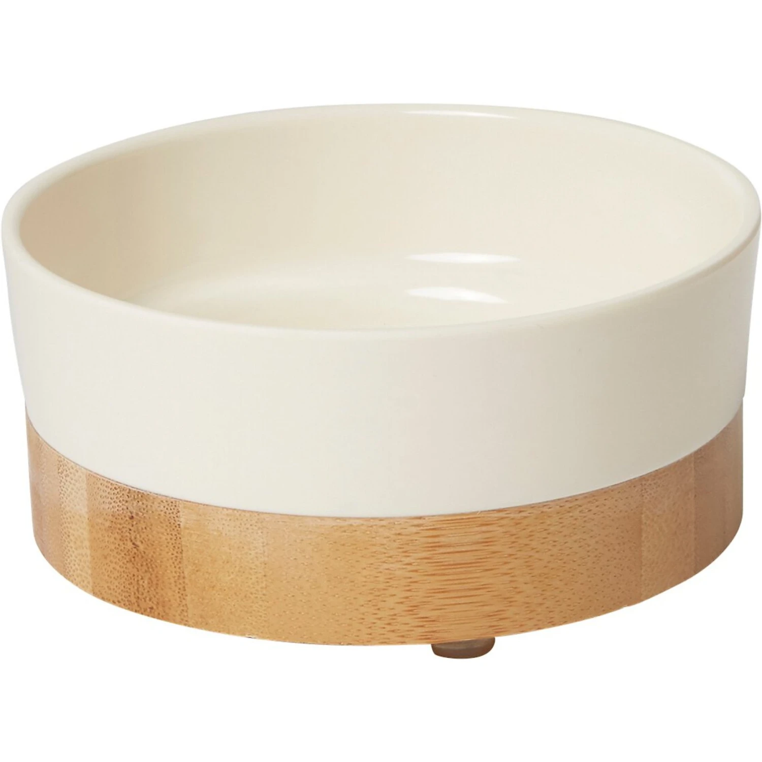 Frisco Melamine Dog & Cat Bowl With Bamboo Base 1 Frisco Melamine Dog & Cat Bowl With Bamboo Base