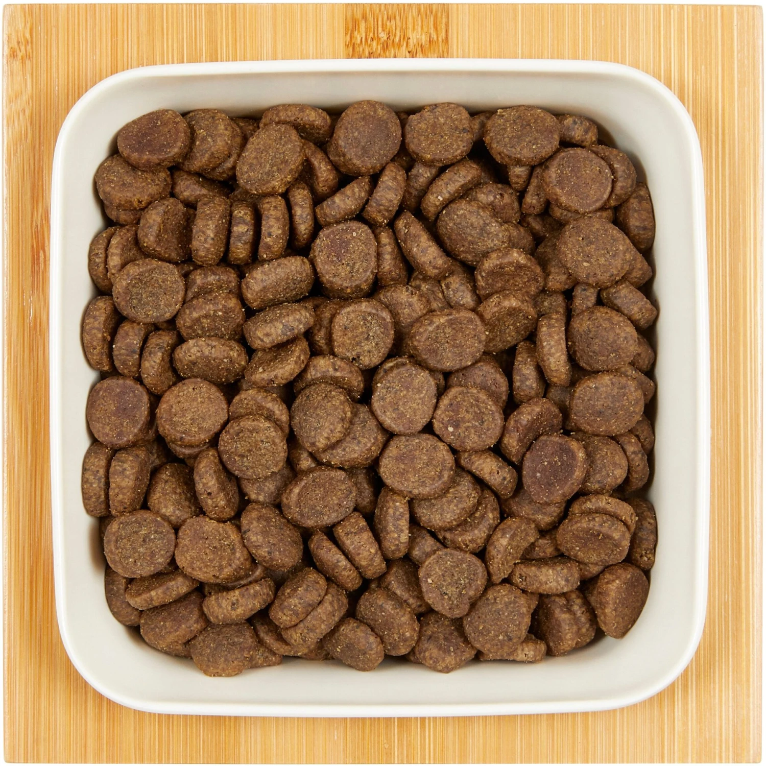 Frisco Square Melamine Dog & Cat Bowl With Bamboo Stand 4 Frisco Square Melamine Dog & Cat Bowl With Bamboo Stand - Image 4