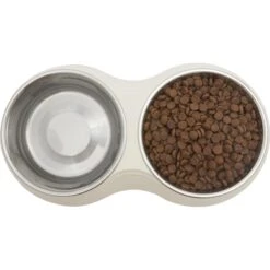 Frisco Stainless Steel Double Dog Bowls With Melamine Stand 7 Frisco Stainless Steel Double Dog Bowls With Melamine Stand -Frisco 232092 PT3. AC SS1800 V1605142922