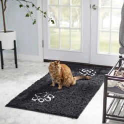 Frisco Microfiber Chenille Paw Print Doormat Runner -Frisco 235889 PT4. AC SS1800 V1606833824