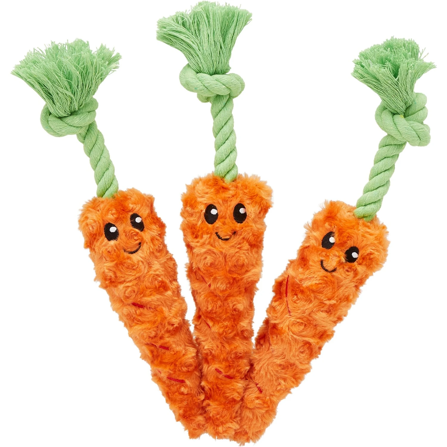 Frisco Easter Carrot Plush With Rope Dog Toy 1 Frisco Easter Carrot Plush With Rope Dog Toy