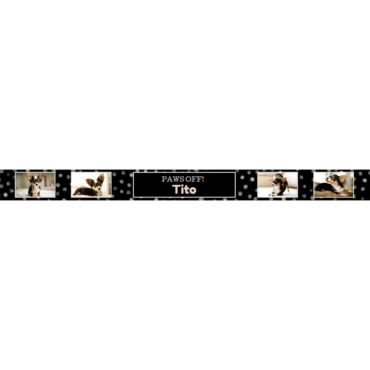 Frisco "Paws Off" Ceramic Personalized Dog & Cat Bowl 3 Frisco "Paws Off" Ceramic Personalized Dog & Cat Bowl - Image 3