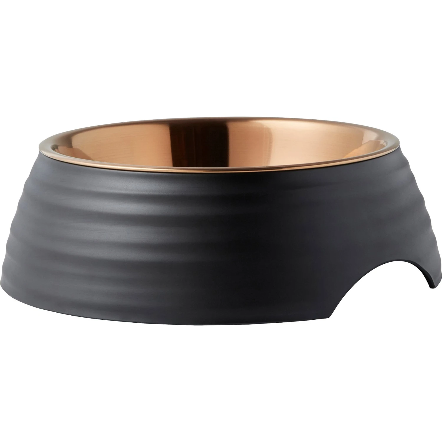 Frisco Matte Black Design Light Copper Stainless Steel Dog & Cat Bowl 1 Frisco Matte Black Design Light Copper Stainless Steel Dog & Cat Bowl