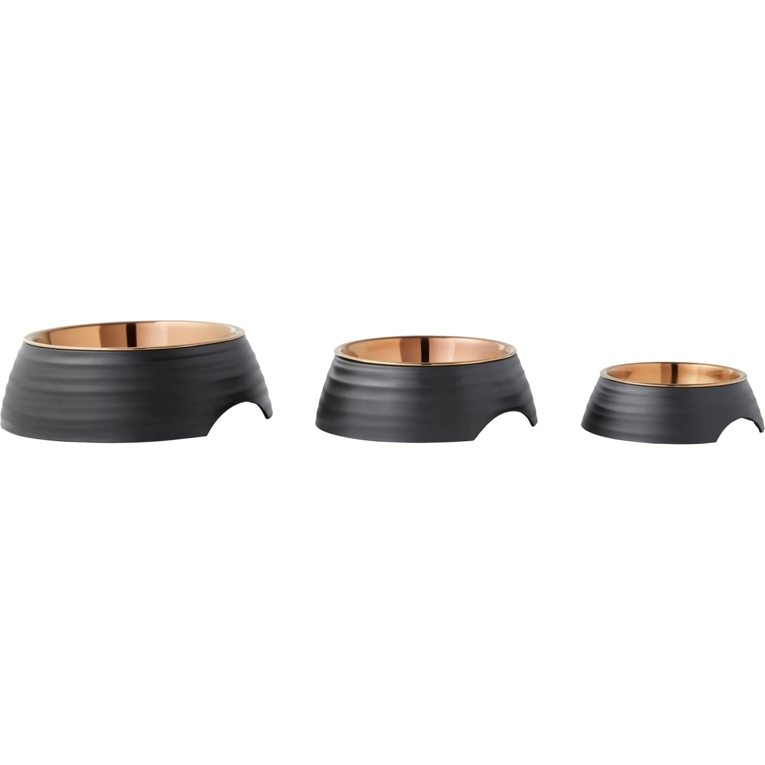 Frisco Matte Black Design Light Copper Stainless Steel Dog & Cat Bowl 7 Frisco Matte Black Design Light Copper Stainless Steel Dog & Cat Bowl - Image 7