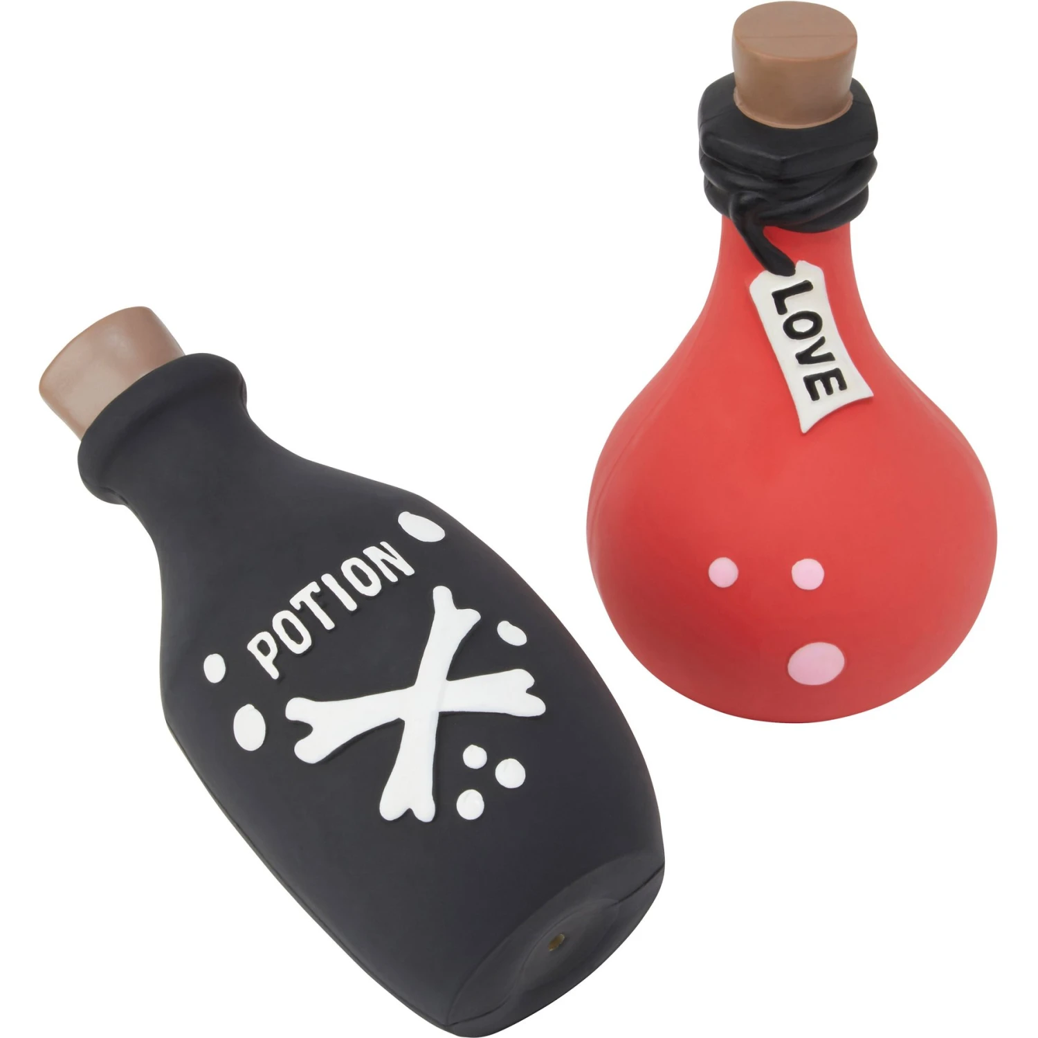 Frisco Magic Potions Latex Squeaky Dog Toy, 2 Count 1 Frisco Magic Potions Latex Squeaky Dog Toy, 2 Count