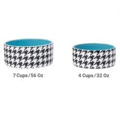 Frisco Houndstooth Non-skid Ceramic Dog Bowl 10 Frisco Houndstooth Non-skid Ceramic Dog Bowl -Frisco 270200 PT5. AC SS1800 V1620913212