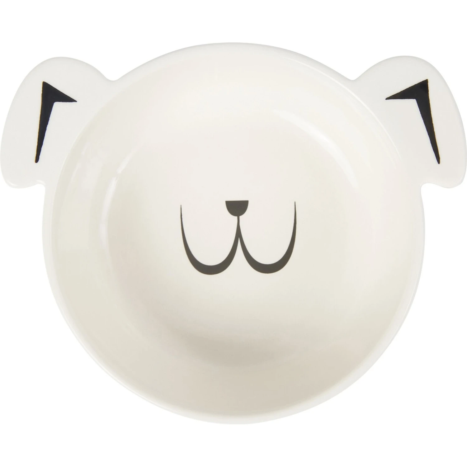 Frisco Dog Face Non-skid Ceramic Cat & Dog Bowl 1 Frisco Dog Face Non-skid Ceramic Cat & Dog Bowl