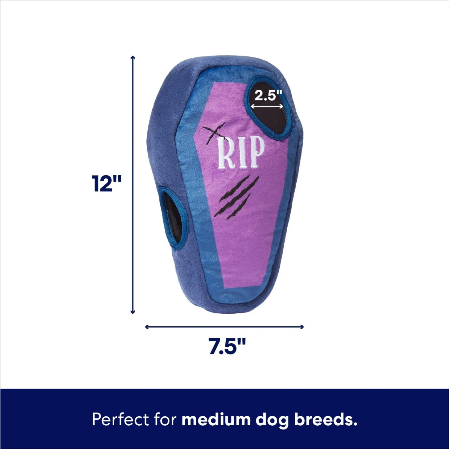 Frisco Halloween Mummy & Coffin Hide & Seek Puzzle Plush Squeaky Dog Toy 2 Frisco Halloween Mummy & Coffin Hide & Seek Puzzle Plush Squeaky Dog Toy - Image 2