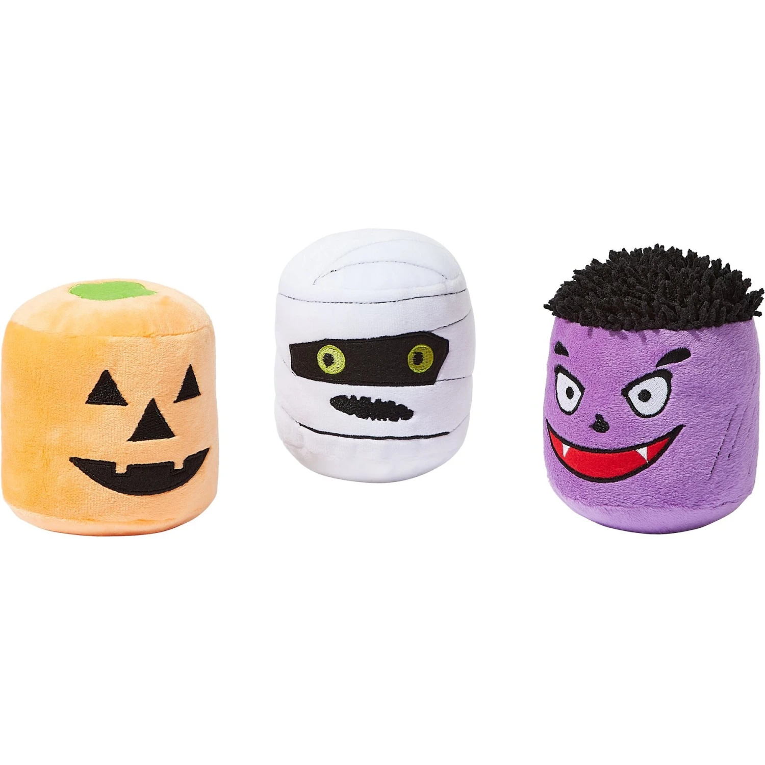 Frisco Halloween Haunted Friends Plush Squeaky Dog Toy, 3 Count 1 Frisco Halloween Haunted Friends Plush Squeaky Dog Toy, 3 Count