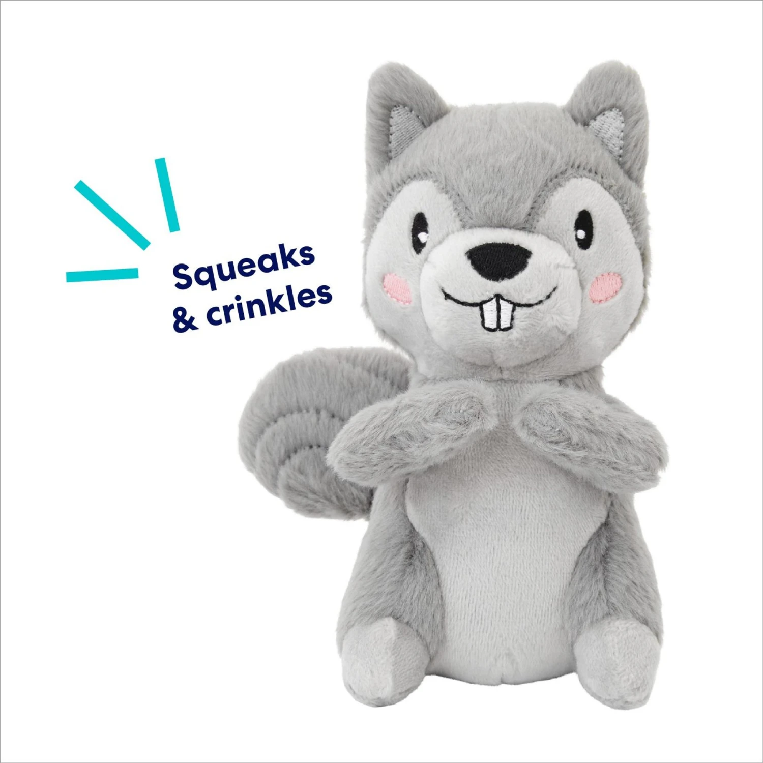 Frisco Camping Squirrel Plush Squeaky Dog Toy 3 Frisco Camping Squirrel Plush Squeaky Dog Toy - Image 3