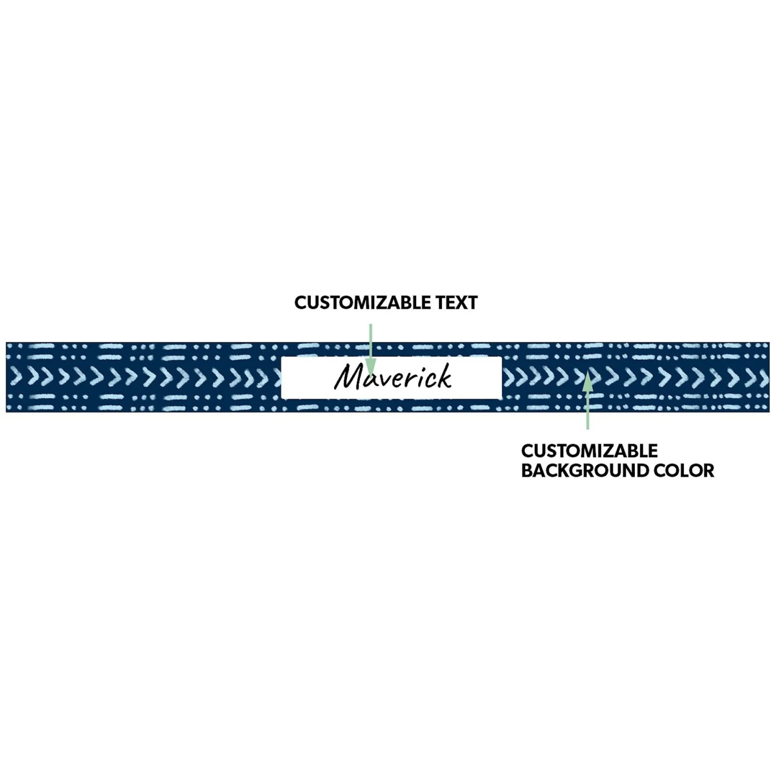 Frisco Personalized Mudcloth Dog Bowl 2 Frisco Personalized Mudcloth Dog Bowl - Image 2