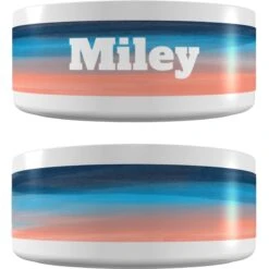 Frisco Personalized Watercolor Small Dog & Cat Bowl