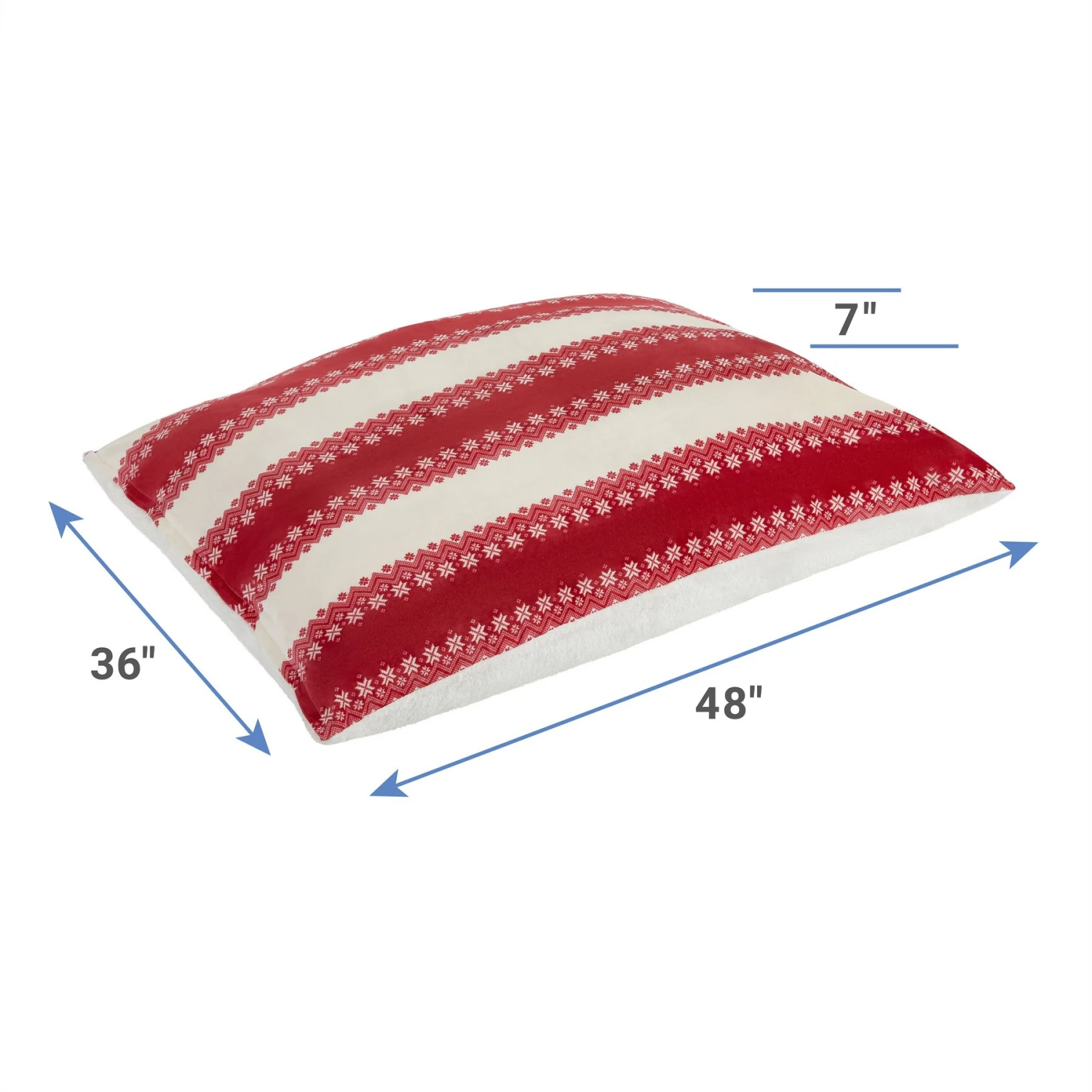 Frisco Nordic Fair Isle Dog & Cat Lounger 2 Frisco Nordic Fair Isle Dog & Cat Lounger - Image 2