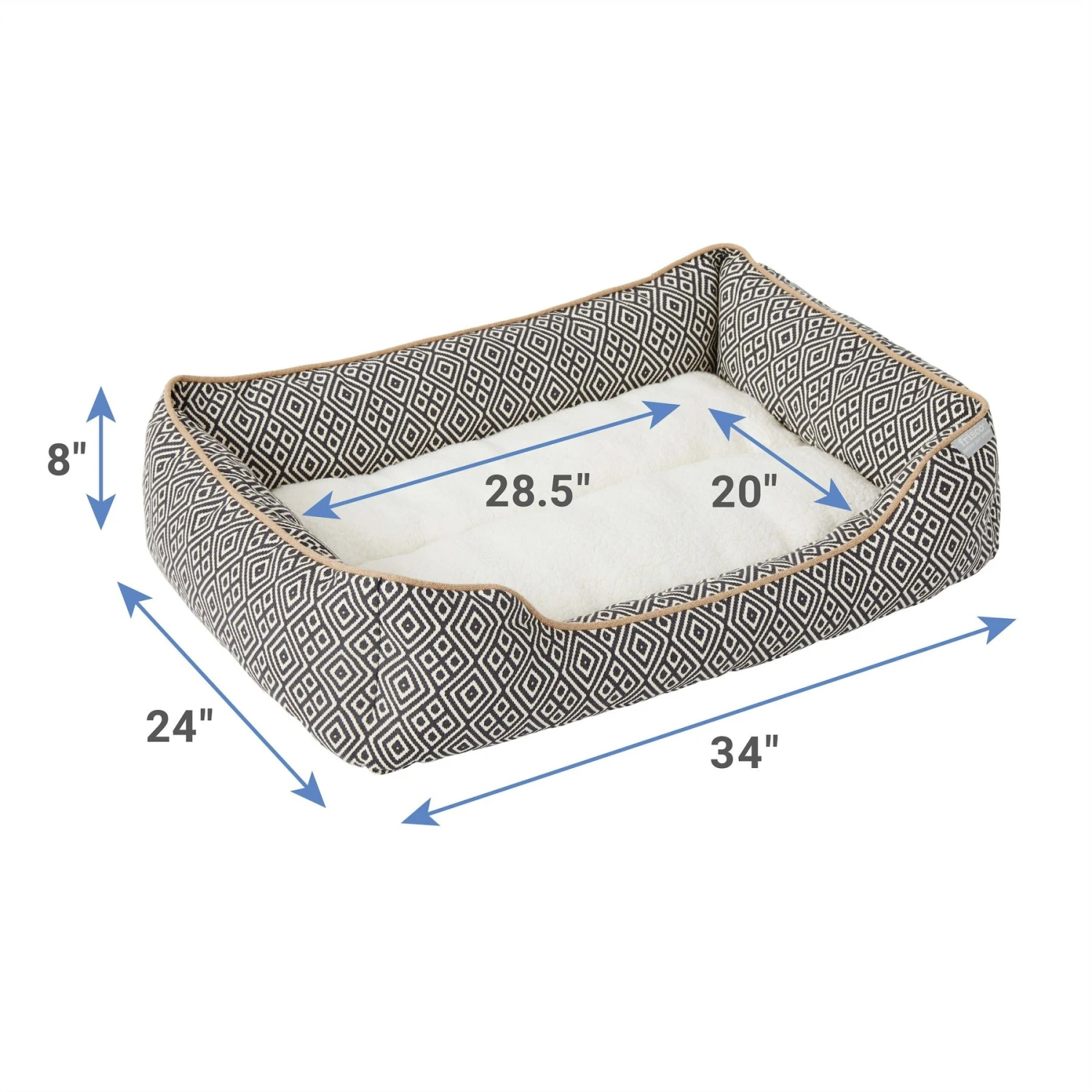 Frisco Boho Cuddler Dog & Cat Bed 2 Frisco Boho Cuddler Dog & Cat Bed - Image 2