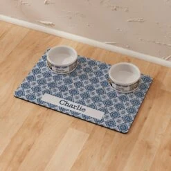 Frisco Boho Damask Personalized Dog & Cat Placemat 9 Frisco Boho Damask Personalized Dog & Cat Placemat -Frisco 299562 PT8. AC SS1800 V1636048577