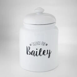 Frisco Ceramic "Treats For" Personalized Treat Jar, 13 Cup, 104oz 9 Frisco Ceramic "Treats For" Personalized Treat Jar, 13 Cup, 104oz -Frisco 301185 PT3. AC SS1800 V1630731988