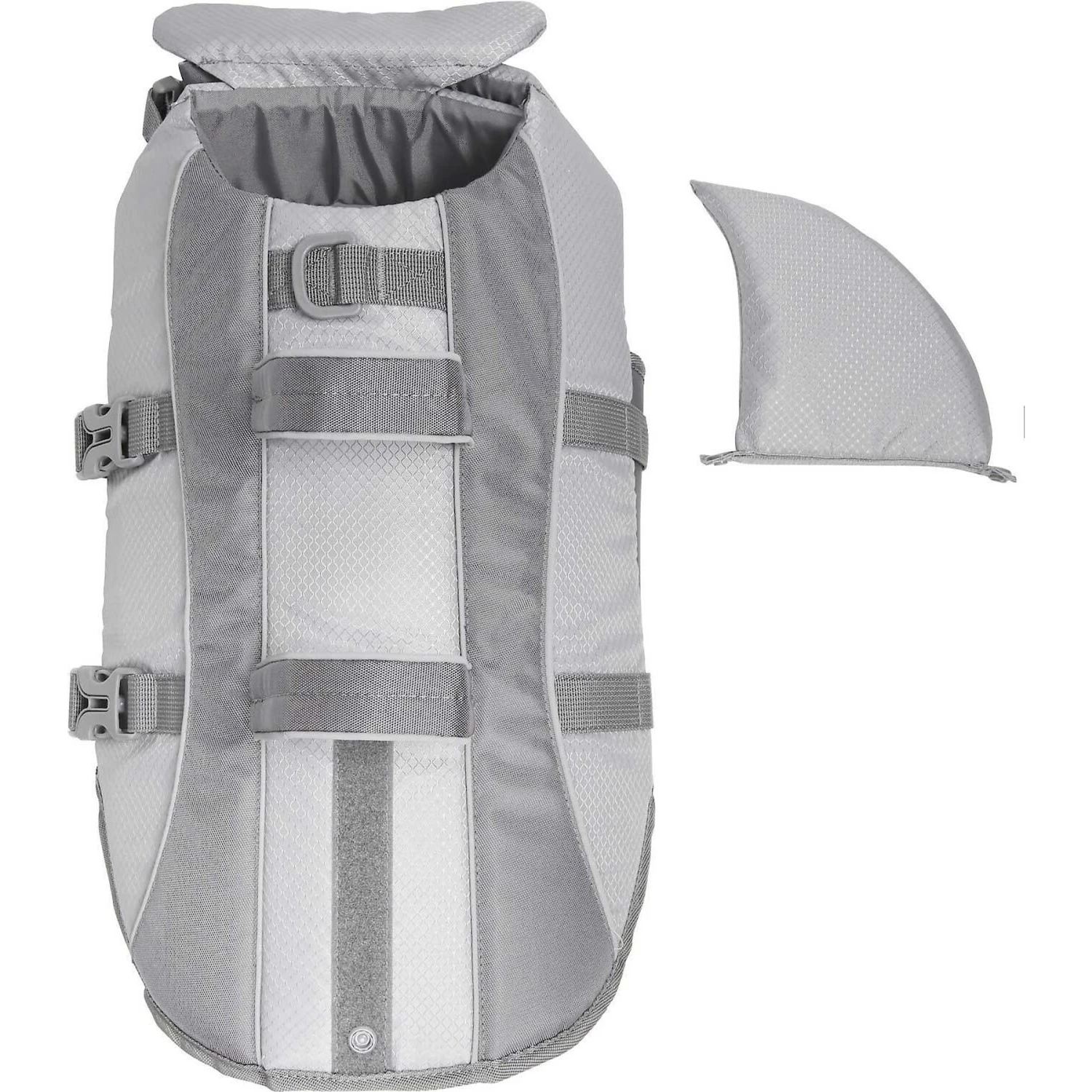 Frisco Shark Dog Life Jacket & Frisco Foam Rubber Floating Fetch Ball No Squeak Dog Toy 4 Frisco Shark Dog Life Jacket & Frisco Foam Rubber Floating Fetch Ball No Squeak Dog Toy - Image 4