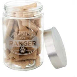 Frisco "Doggie Treats" Glass Personalized Treat Jar With Lid, 5 Cup, 40oz 8 Frisco "Doggie Treats" Glass Personalized Treat Jar With Lid, 5 Cup, 40oz -Frisco 309520 PT3. AC SS1800 V1645206087