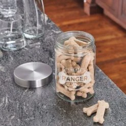 Frisco "Doggie Treats" Glass Personalized Treat Jar With Lid, 5 Cup, 40oz 9 Frisco "Doggie Treats" Glass Personalized Treat Jar With Lid, 5 Cup, 40oz -Frisco 309520 PT4. AC SS1800 V1645206399