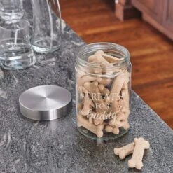 Frisco Paw Print Glass Personalized Treat Jar With Lid, 5 Cup, 40oz 9 Frisco Paw Print Glass Personalized Treat Jar With Lid, 5 Cup, 40oz -Frisco 309522 PT4. AC SS1800 V1645206391