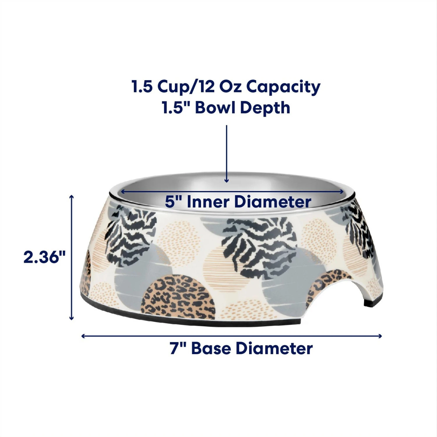 Frisco Animal Design Stainless Steel Dog & Cat Bowl 2 Frisco Animal Design Stainless Steel Dog & Cat Bowl - Image 2