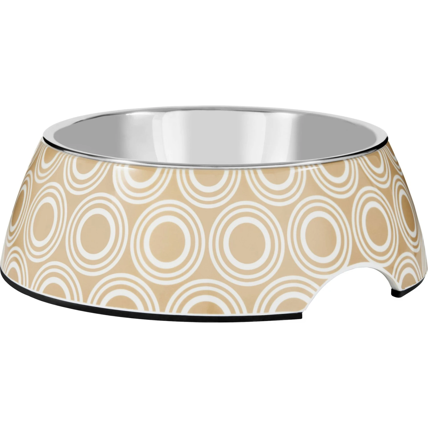 Frisco Circle Design Stainless Steel Dog & Cat Bowl 1 Frisco Circle Design Stainless Steel Dog & Cat Bowl