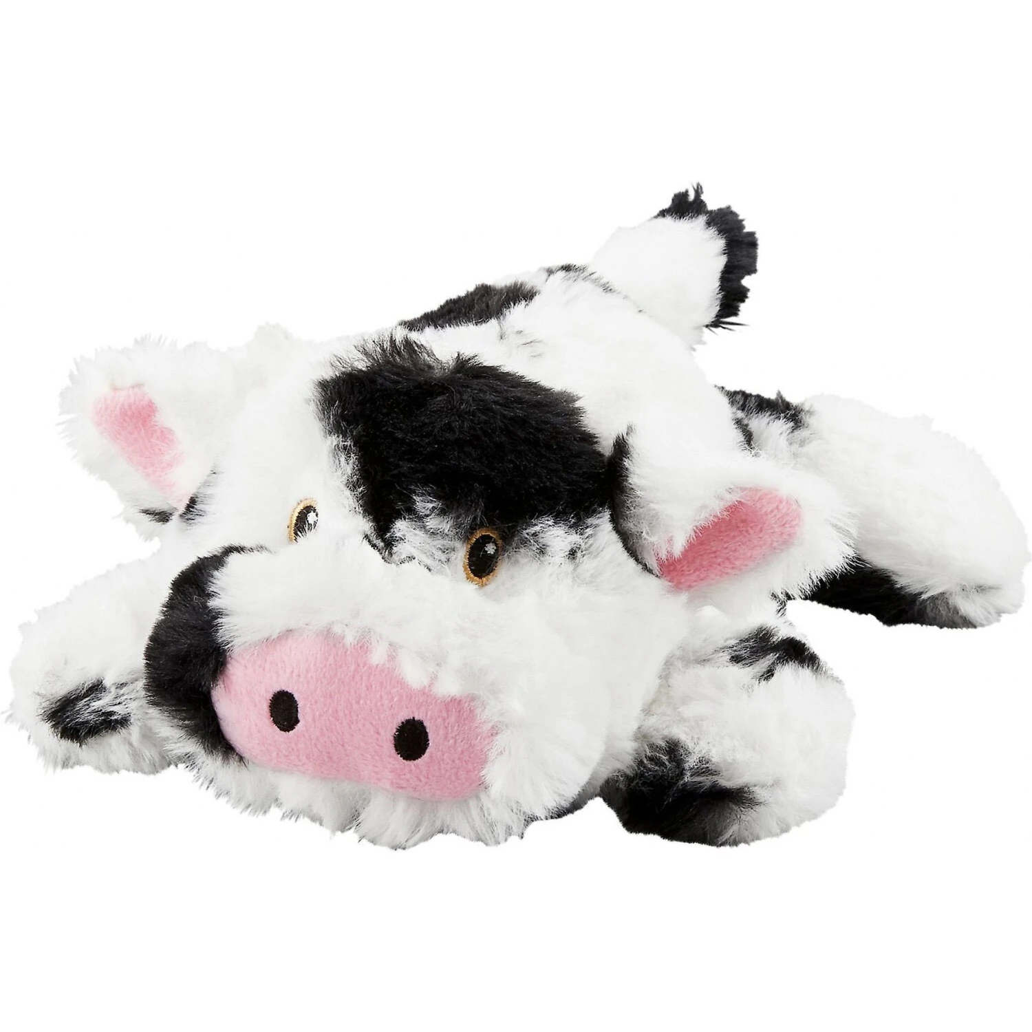 Frisco Cow Plush Squeaky Dog Toy & Playology Scented Dual Layer Ring Dog Toy 2 Frisco Cow Plush Squeaky Dog Toy & Playology Scented Dual Layer Ring Dog Toy - Image 2