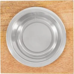 Frisco Premium Wood Elevated Single Dog & Cat Bowl -Frisco 331493 PT4. AC SS1800 V1657656892