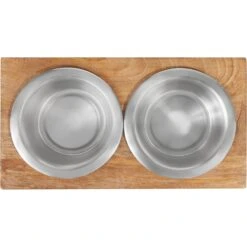 Frisco Premium Stainless Steel Double Diner Dog & Cat Bowl, Black 11 Frisco Premium Stainless Steel Double Diner Dog & Cat Bowl, Black -Frisco 331532 PT4. AC SS1800 V1657656874