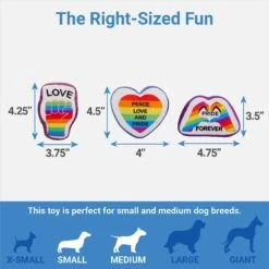 Frisco Pride Rainbow Hide & Seek Puzzle Plush Squeaky Dog Toy -Frisco 331673 PT2. AC SS1800 V1649785282