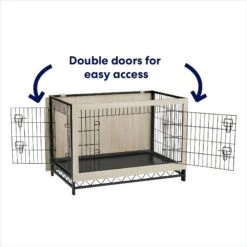 Frisco Easy Set-Up Wood Furniture Style Dog Crates -Frisco 363840 PT4. AC SS1800 V1685459485