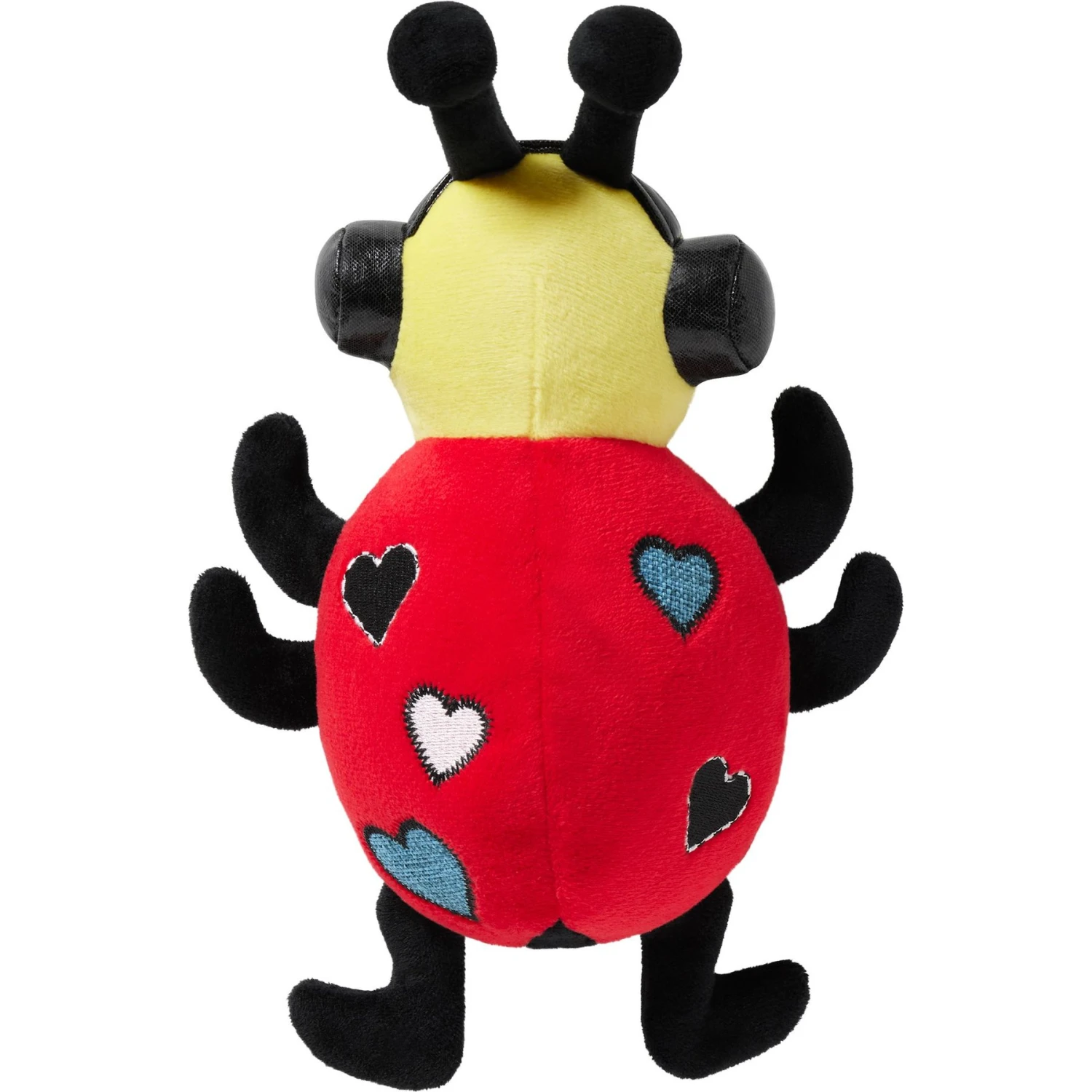 Frisco Valentine Jammin' Ladybug Plush Squeaky Dog Toy 3 Frisco Valentine Jammin' Ladybug Plush Squeaky Dog Toy - Image 3
