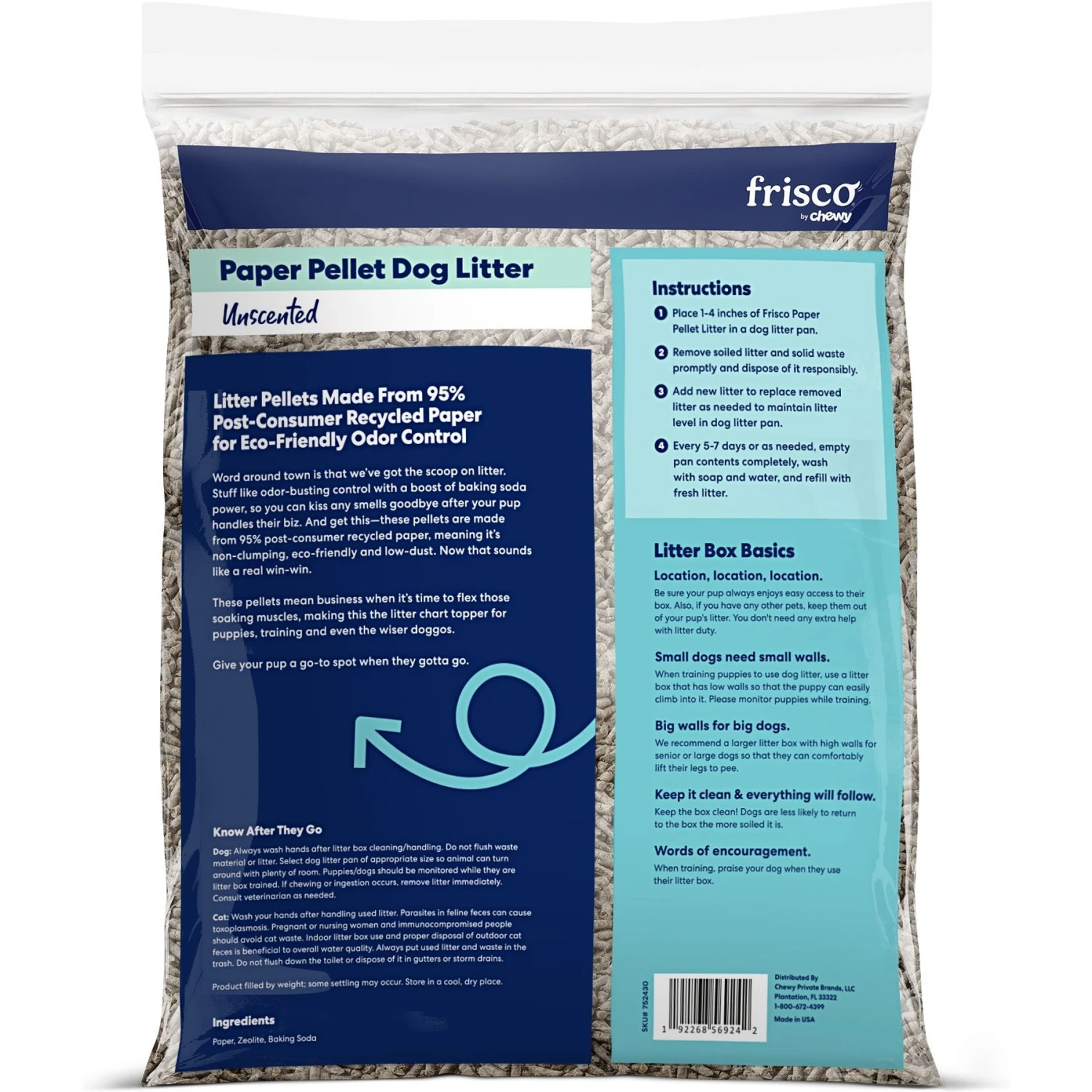 Frisco Paper Pellet Dog Litter 2 Frisco Paper Pellet Dog Litter - Image 2