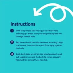 Frisco Washable Female Dog Diaper -Frisco 862830 PT4. AC SS1800 V1698950164